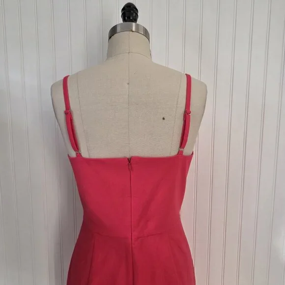 Banana Republic Bi-stretch Sleeveless Sheath Dress – Pink Classic & Chic Sz 10 - Picture 5 of 9